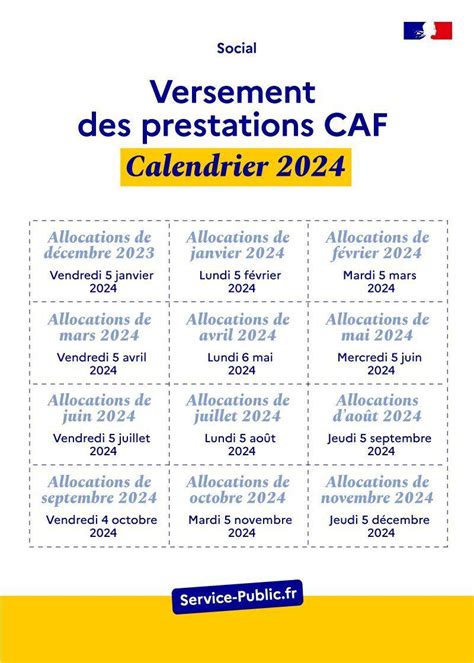 CAF 2024 Voici Quand Vous Allez Toucher Vos Aides Les Dates De