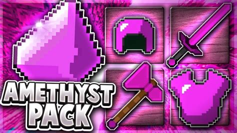 Amethyst Faithful Texture Pack 18000 Subscriber Special Minecraft