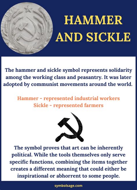 Hammer And Sickle Symbol And What It Means Symbol Sage