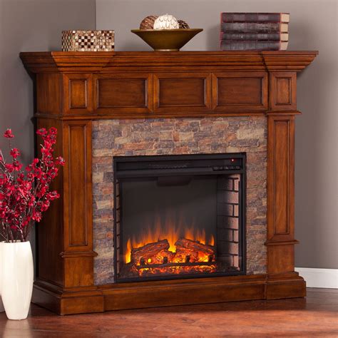 Southern Enterprises Merrimack Convertible Electric Fireplace