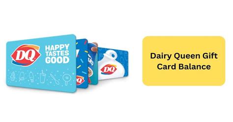 Dairy Queen Gift Card Balance In 2024 How To Check Where To Use