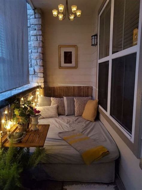 25 Cozy And Creative Ways To Make Bedrooms In Your Balcony House
