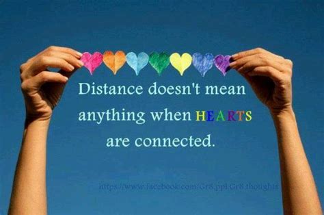 Our Hearts Will Always Be Connected Inspirational Thoughts Love And