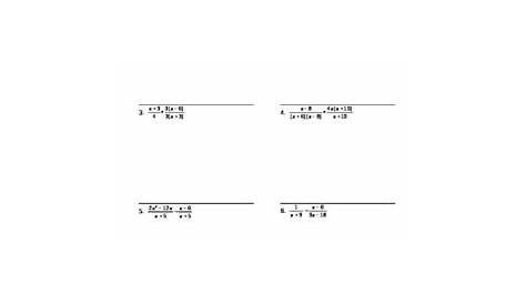 multiplying and dividing rational expressions worksheet answers