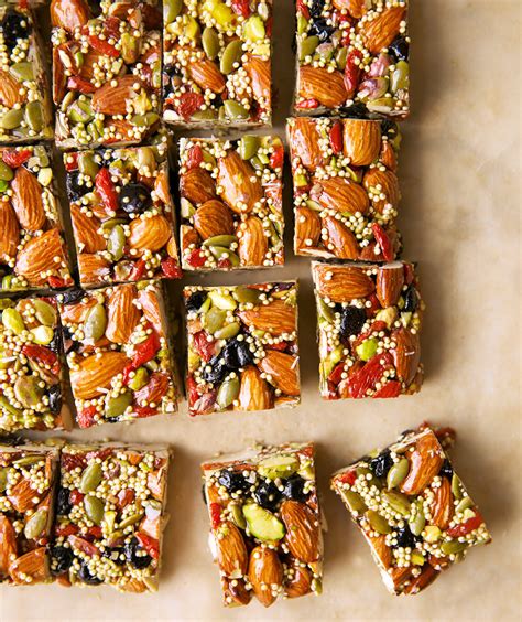 Nutty Superfood Breakfast Bites Granola Bar Recipes To