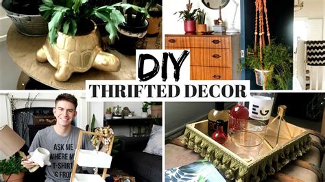 So often people purge their homes and donate things that are in great condition and thrift stores sell them at a. THRIFTED DIY HOME DECOR | CHARITY SHOP UPCYCLE CHALLENGE ...