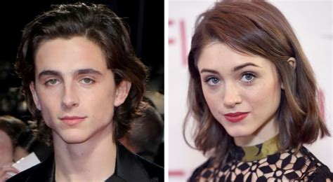 People Think Timothée Chalamet And Natalia Dyer Are Twins Separated At