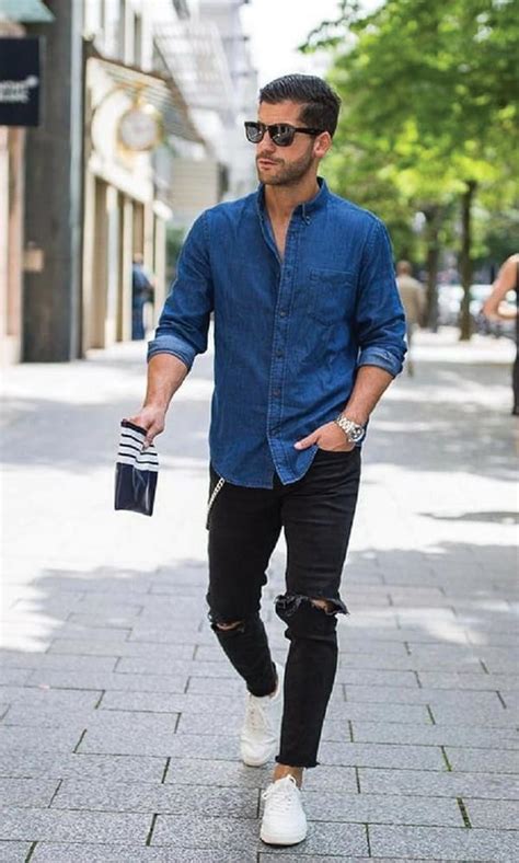 29 Best Dark Jeans Outfit Ideas For Men To Wear This Summer