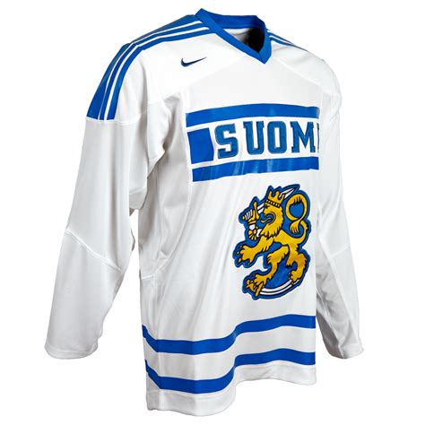 Finland Ice Hockey Jersey Nike Authentic Jersey S M L 523207 100 Iihf