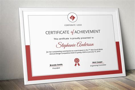Corporate Powerpoint Certificate Certificate Templates Certificate