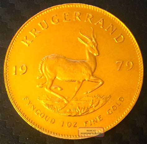 1979 1 Oz South African Gold Krugerrand 22 Karat Gold Coin
