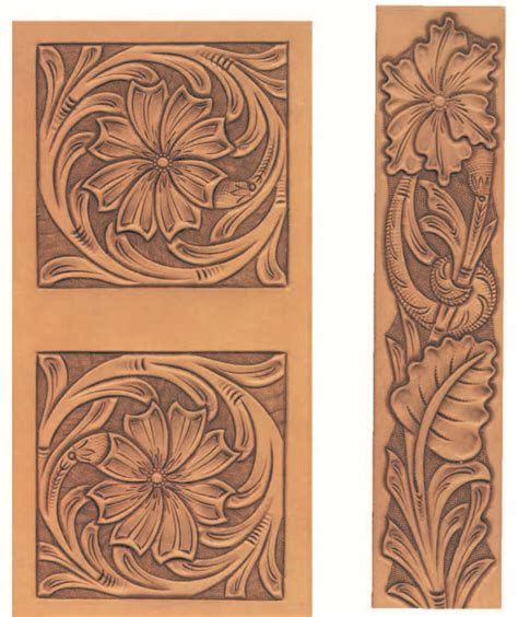Sheridan Style Tooling Pattern Leather Tooling Patterns Leather