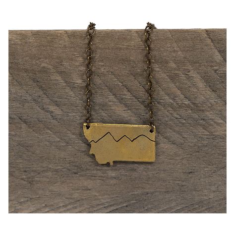 simple montana necklace on chain antique brass by daphne lorna montana t corral