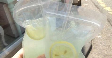 Adult Capri Suns Lemonade And Vodka In Ziplock Bags With A Straw Punched Through Imgur