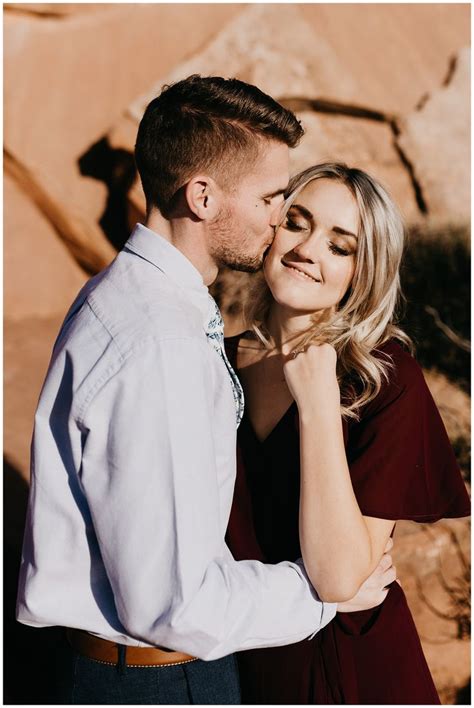 Paige And Austin Adventure Engagements In Moab Utah Utah Wedding