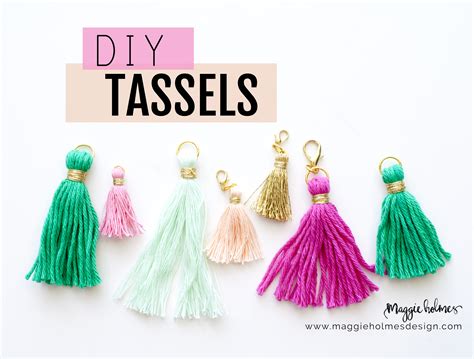 How To Make Diy Tassels Tutorial Maggie Holmes Design