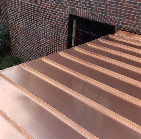 From The Series Of Our Recent Jobs Copper Standing Seam Roof Prime