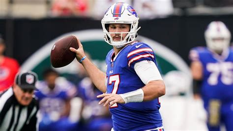 Bills Qb Allen Returns To Practice Questionable For Sunday