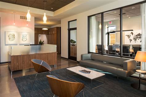 Inunison Design Corporate Office Design Spacious Reception And