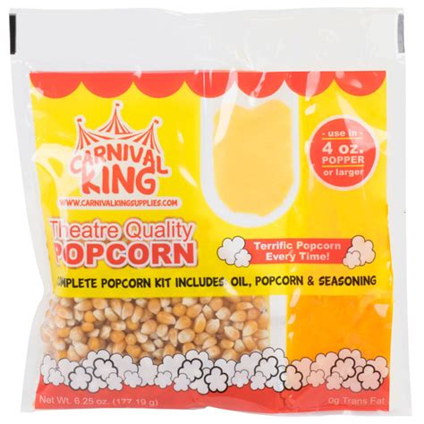 Carnival King All In One Popcorn Kit For 4 Oz Popper 48case