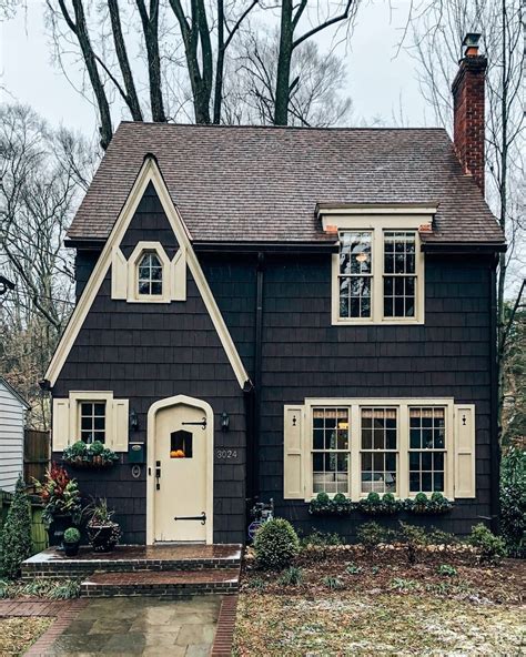 The Cottage Journal On Instagram “dark And Romantic Exteriors With