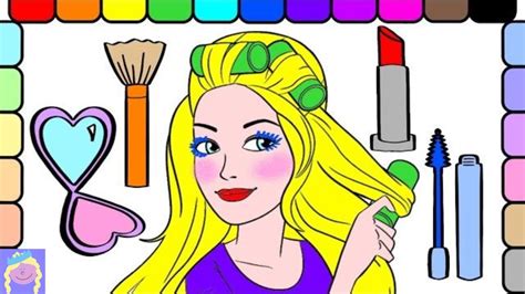In fact, many people have known about what barbie is. Put Make-Up On Barbie With This Barbie Coloring Book Page ...