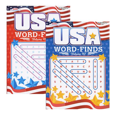 Kappa Usa Word Finds Puzzle Book 30400