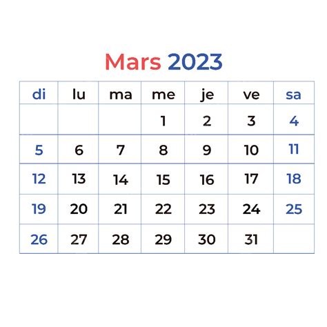 Calendário Francês De Março De 2023 Png 2023 Calendário Calendário