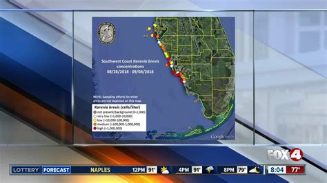 Fwc Releases Red Tide Map Through September 4th
