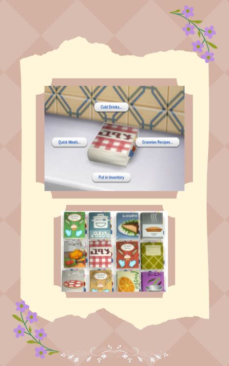 The Sims 4 Grannies Cookbook