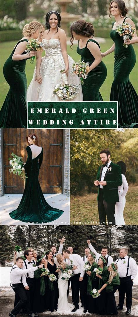 36 Trendy Emerald Green Fall Winter Wedding Color Ideas Blog