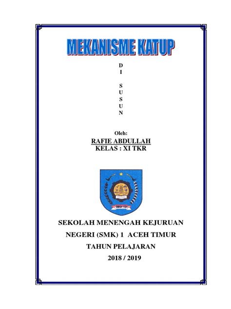 Materi Tkr Mekanisme Katup Valve Pdf