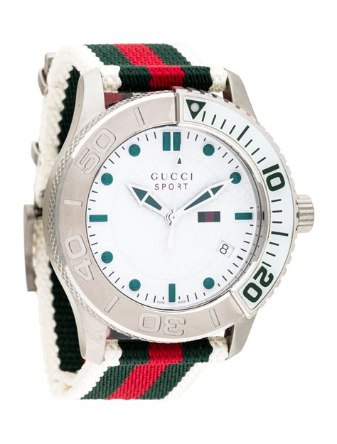 Gucci G Timeless Sport Watch Strap Guc141108 The Realreal