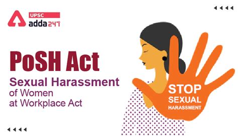 Posh Act Prevention Of Sexual Harassment Of Women At Workplace Act