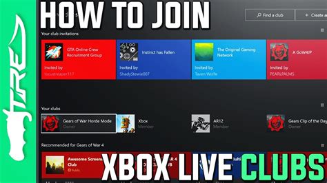 Xbox One Dashboard 2016 How To Join A Club On Xbox Live Clubs On
