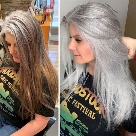 Hairdresser Helps Women Embrace And Rock Their Gray Hair Grey Hair