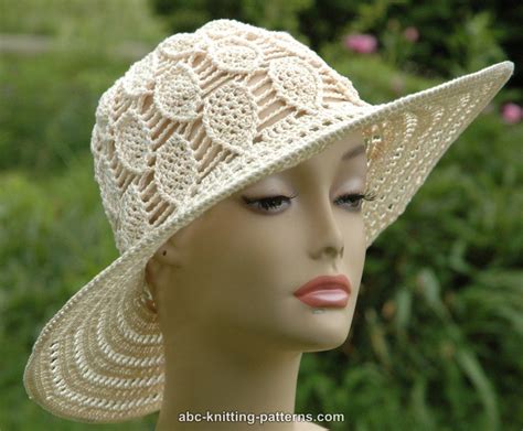 Abc Knitting Patterns Acorn Summer Brim Hat