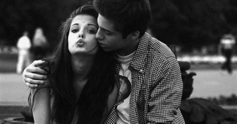 While teen couples deal with the universal emotions and concerns associated with any relationship, they also face unique pressures and issues foreign to most adults. Kiss cute teen couple hug love black and white