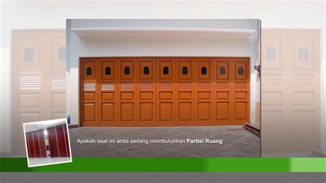 Ragam pintu lipat besi, kayu & aluminium untuk garasi ...