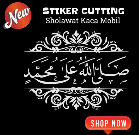 Sticker Sholawat Kaca Mobil Lazada Indonesia