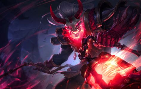 Wallpaper The Demon League Of Legends League Of Legends Thresh