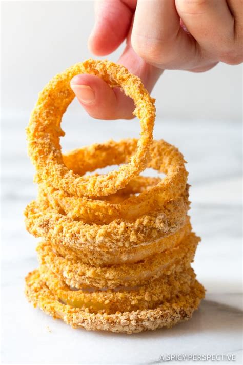 Zesty Baked Onion Rings Recipe A Spicy Perspective