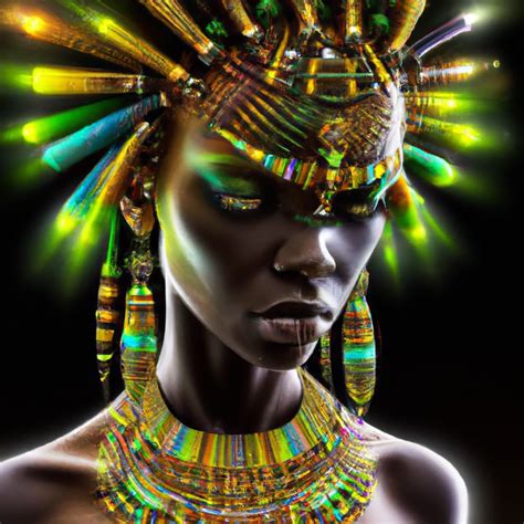 Black Goddess Empressive Art Gallery Digital Art Ethnic Cultural And Tribal African