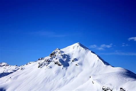 Free Picture Snow Altitude Blue Sky Winter Mountain Cold Glacier