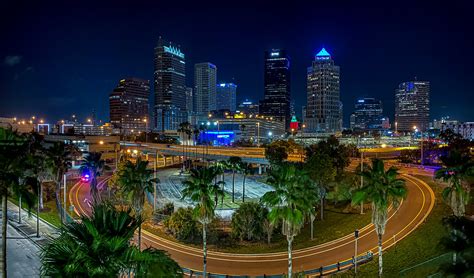 Downtown Tampa At Night A Photo On Flickriver