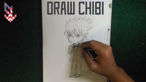 Speed Drawing Anime Chibi Boy Youtube