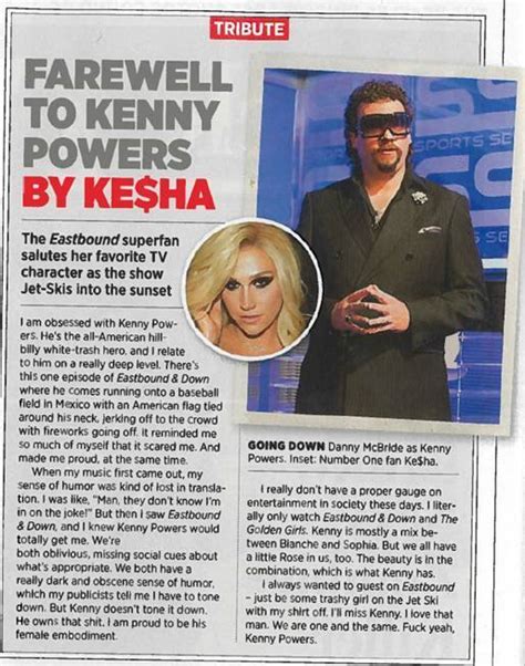 Kenny powers or james garretson from tiger king? Kesha - Farewell To Kenny Powers (East Bound & Down) | Genius