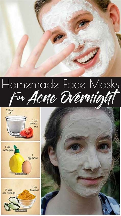 Homemade Face Mask For Acne Scars Without Honey Easy Diy Homemade