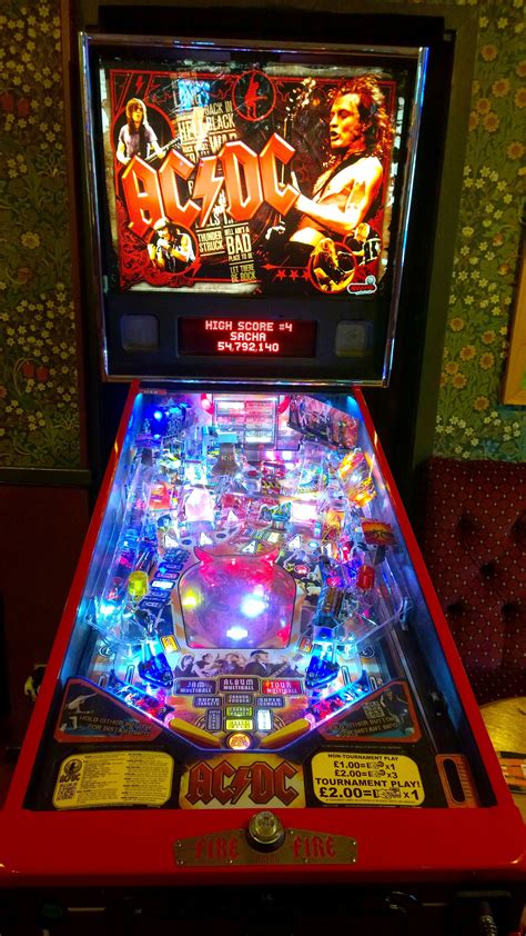 Acdc Pinball Machine Whole Lotta Pinball Arcade Game Room Pinball