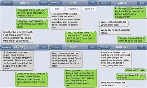 Hilarious Texts Show What Happens When You Message The Wrong Person Funny Texts To Send Funny